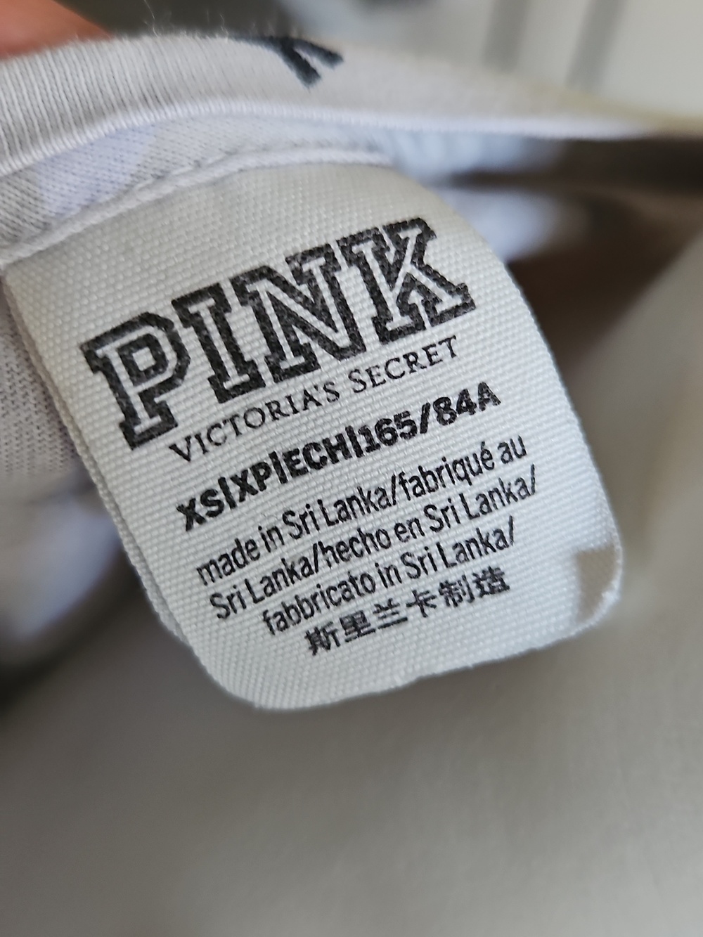 3/$6 PINK Victoria's Secret Oversized Camo Graphic "86" Shortsleeve T Shirt XS - Picture 3 of 6